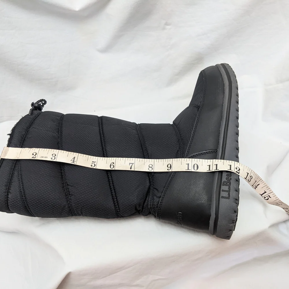 L.L. Bean Kids Insulated Black Winter Boots Size 6